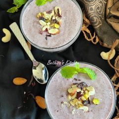 A picture of Black Rice Phirni.
