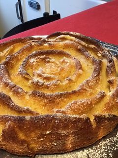 Une photo de Gâteau aux pommes vanille cannelle et citron de Sicile