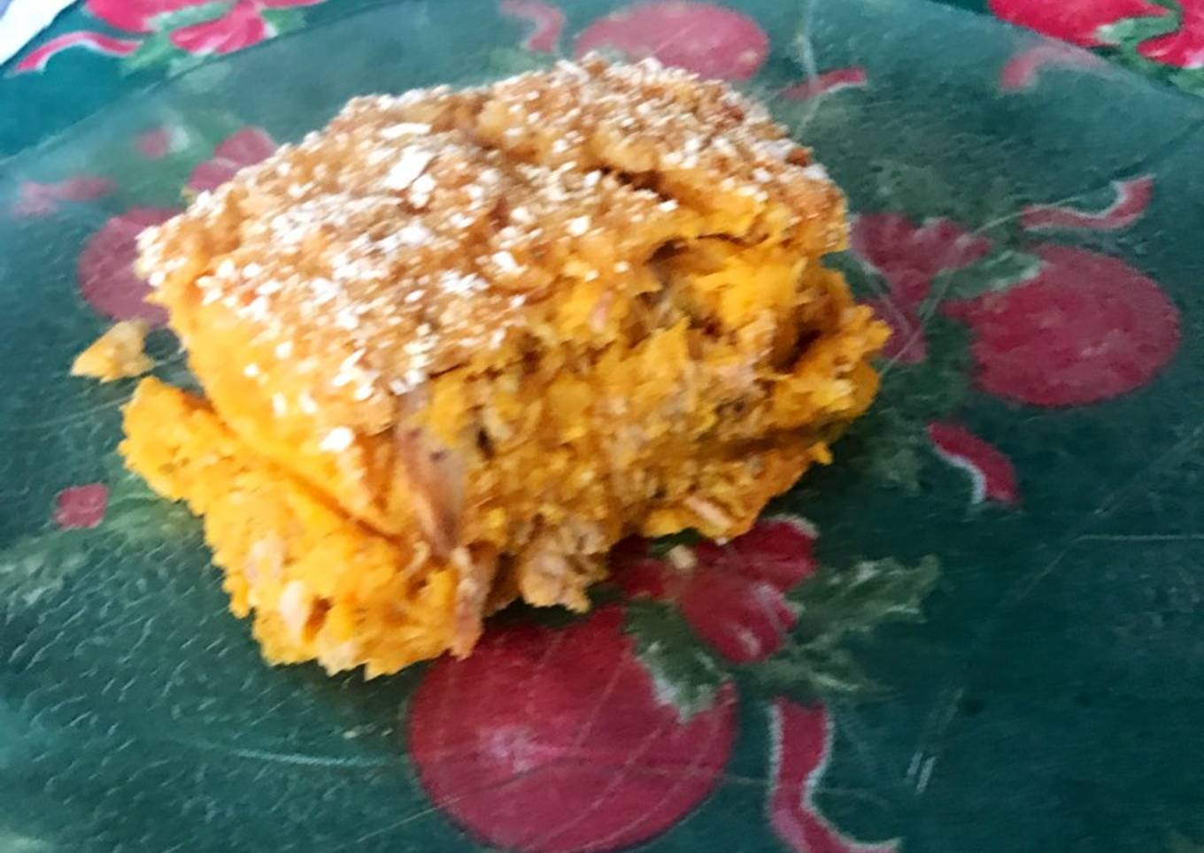 Pastel de calabaza y atún 😋😋😋😋