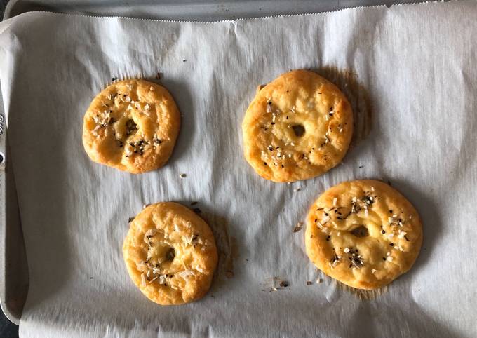 Simple Way to Prepare Super Quick Homemade Everything Keto Bagel