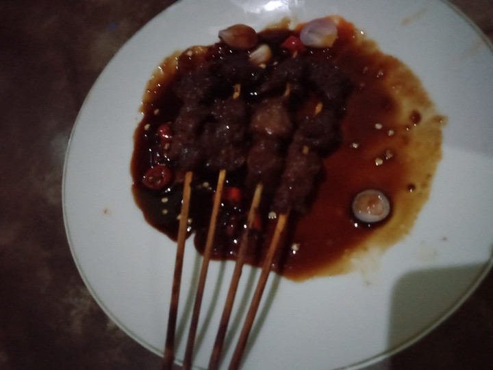 Resep Sate bumbu kecap Anti Gagal