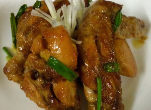 Hình của món Cánh Gà Chiên Mật ong.