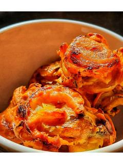 A picture of Onion bhajji |appe pan |quick recipe.