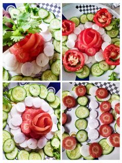 तिरंगा सलाद (tianga salad recipe in Hindi) रेसिपी मुख्य फोटो