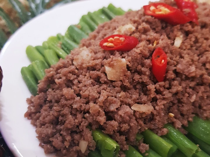 Langkah Gampang Menyiapkan Resep  Ca Baby Buncis Daging Cincang yang Lezat, Lezat Sekali
