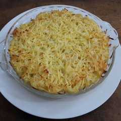 A picture of Baked Mac & Cheese.