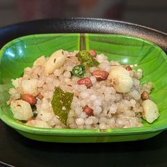A picture of Sabudana khichdi.