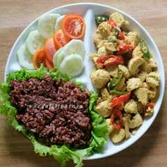 A picture of Pentol Dada Ayam Teriyaki Tanpa Minyak (Untuk Diet).