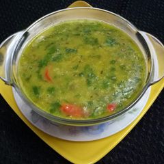 A picture of Moong palak dal.