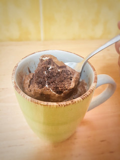 Una foto de Mug cake coulant chocolate