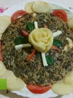 صورة لوصفة سلق بالبيض والبطاطا