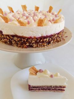 "Áfonya hercegnő tortája" 2016-os, cukormentes országtorta recept fotója