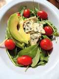 Ensalada de Rúcula Palta y Queso Azul