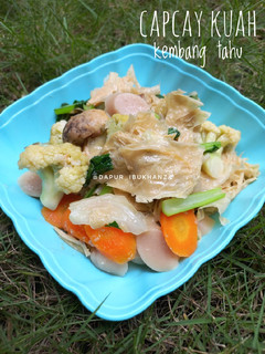 Foto resep Capcay Kuah Kembang Tahu