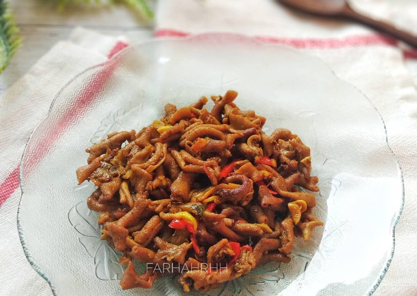 Usus Goreng Pedas