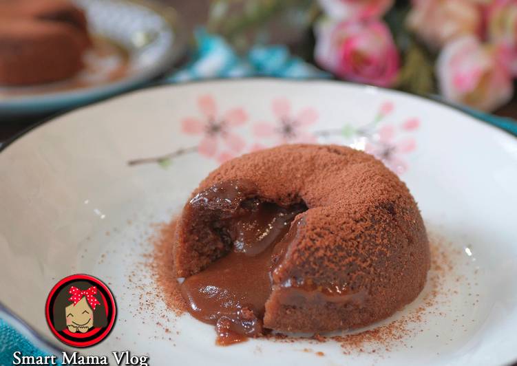 Resep Milo Lava Cake Kukus/molten cake milo, Enak Banget