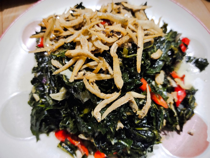 Resep Tumis teri daun paya yang Enak