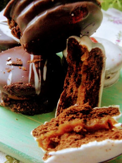 Una foto de Alfajores de chocolate y dulce de leche