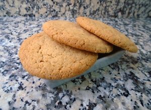 Una foto de Galletas de crema de cacahuete