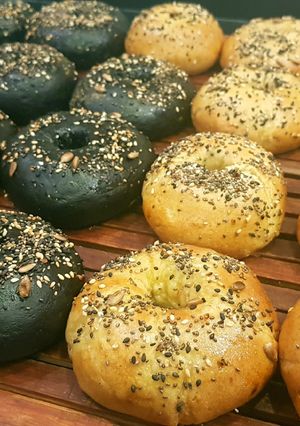 Una foto de Bagels