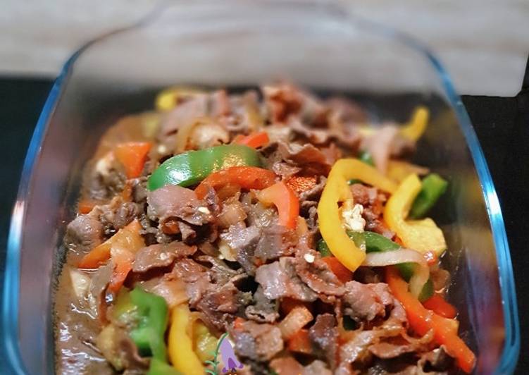Beef teriyaki super praktis
