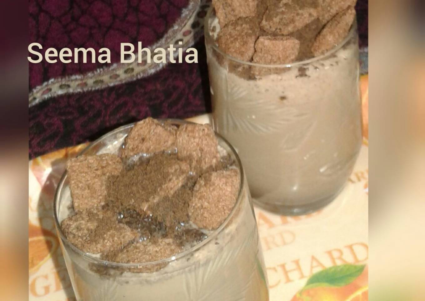 Cold coffee with Oreo