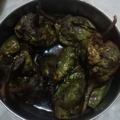 Baingan fry A picture of Baingan fry.
