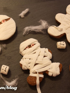 Una foto de Galletas "momia" de jengibre