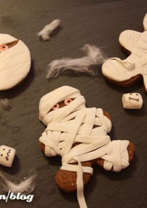 Una foto de Galletas "momia" de jengibre
