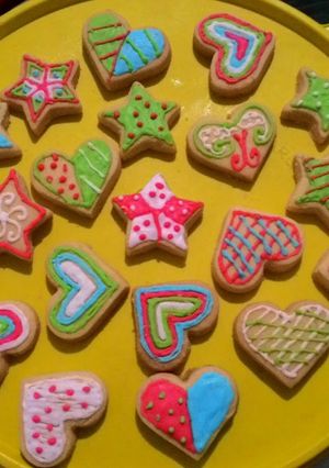 Foto resep Cookies hias icing sugar