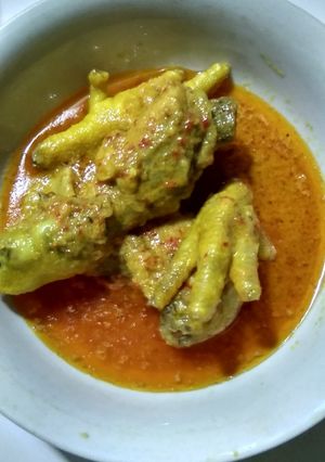 Foto resep Gulai ayam+ceker pedas