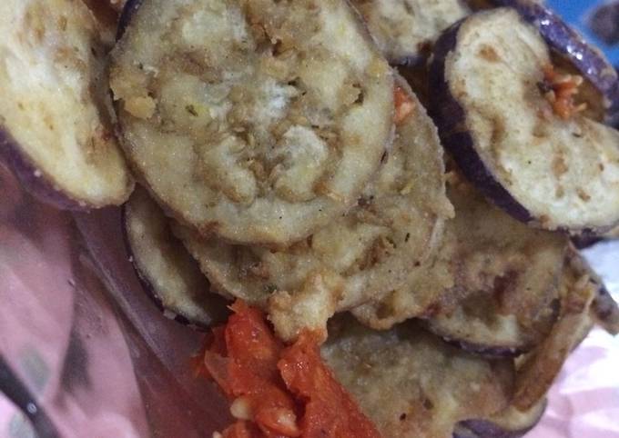 Terong Crispy dengan Sambal Geprek