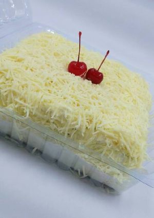 Foto resep Bolu kukus ketan hitam keju