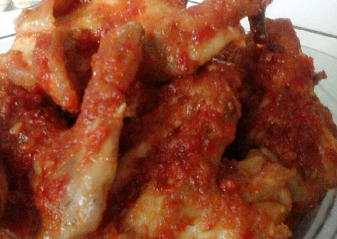 Sayap ayam balado endess