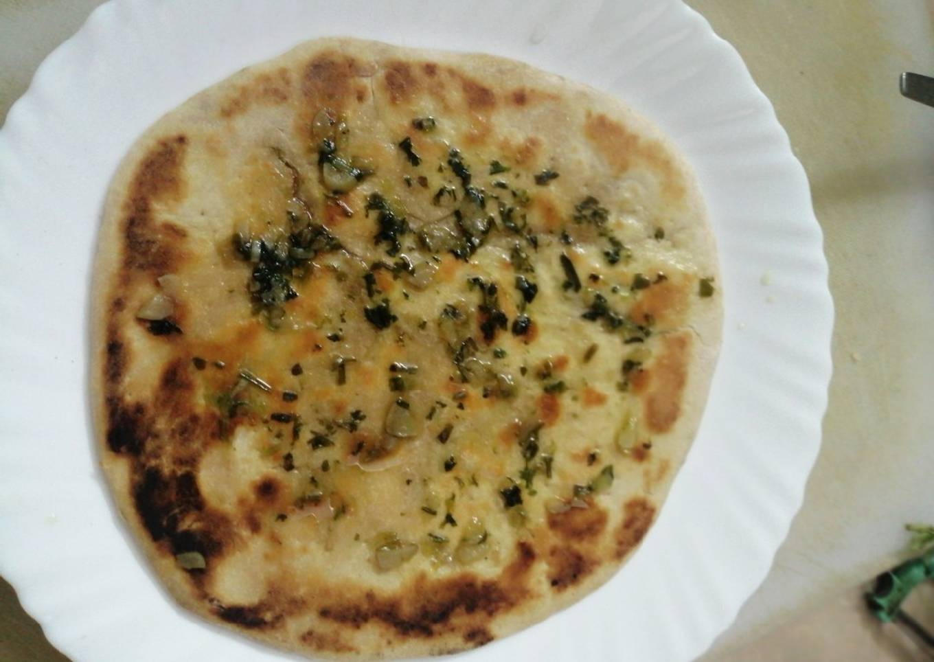 Garlic butter naan