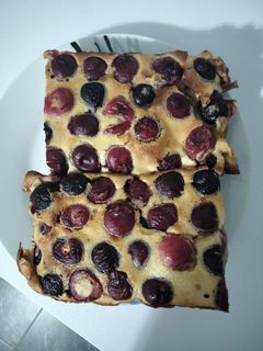 Una foto de Clafoutis de cerezas