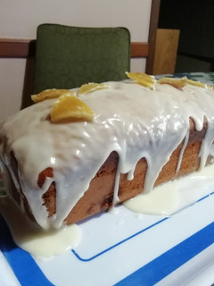 Una foto de Budín de naranja fácil y rico