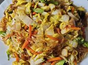 A picture of lettuce stir fry
