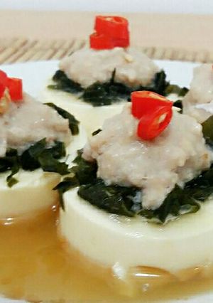 Foto resep Tahu Kukus Ayam Saus Tiram