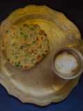 Methi Aloo Paratha & Spring Onion Raita