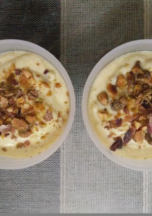 A picture of Mango shrikhand.
