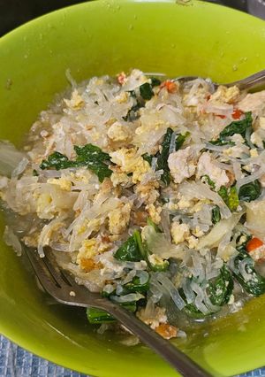 Foto resep Menu diet 1 (mie shirataki bumbu seblak)