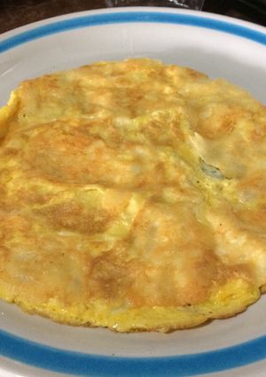 Una foto de Torta de huevo con queso