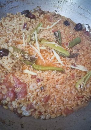 A picture of Fry Mash Daal.