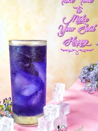 Langkah Gampang Menyiapkan Resep Mocktail Butterfly Pea Flower Ice (es Soda Bunga Telang) yang Lezat Anti Ribet, Mantap