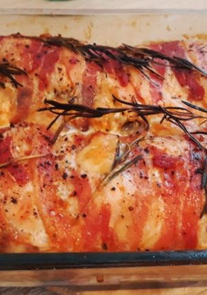 Göngyölt csirkemell recept fotója
