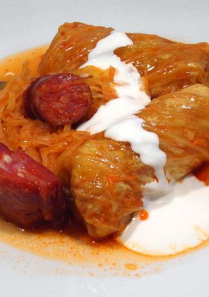Töltött káposzta recept fotója