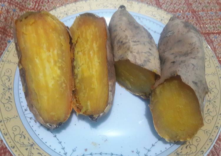 Cara Memasak Ubi cilembu oven yang Lezat