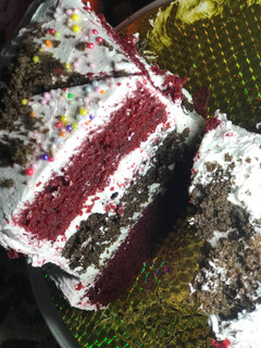 Chocolate da red velvet cake ainihin hoton girkin