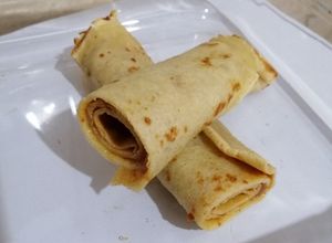 Una foto de Panqueques con manjar